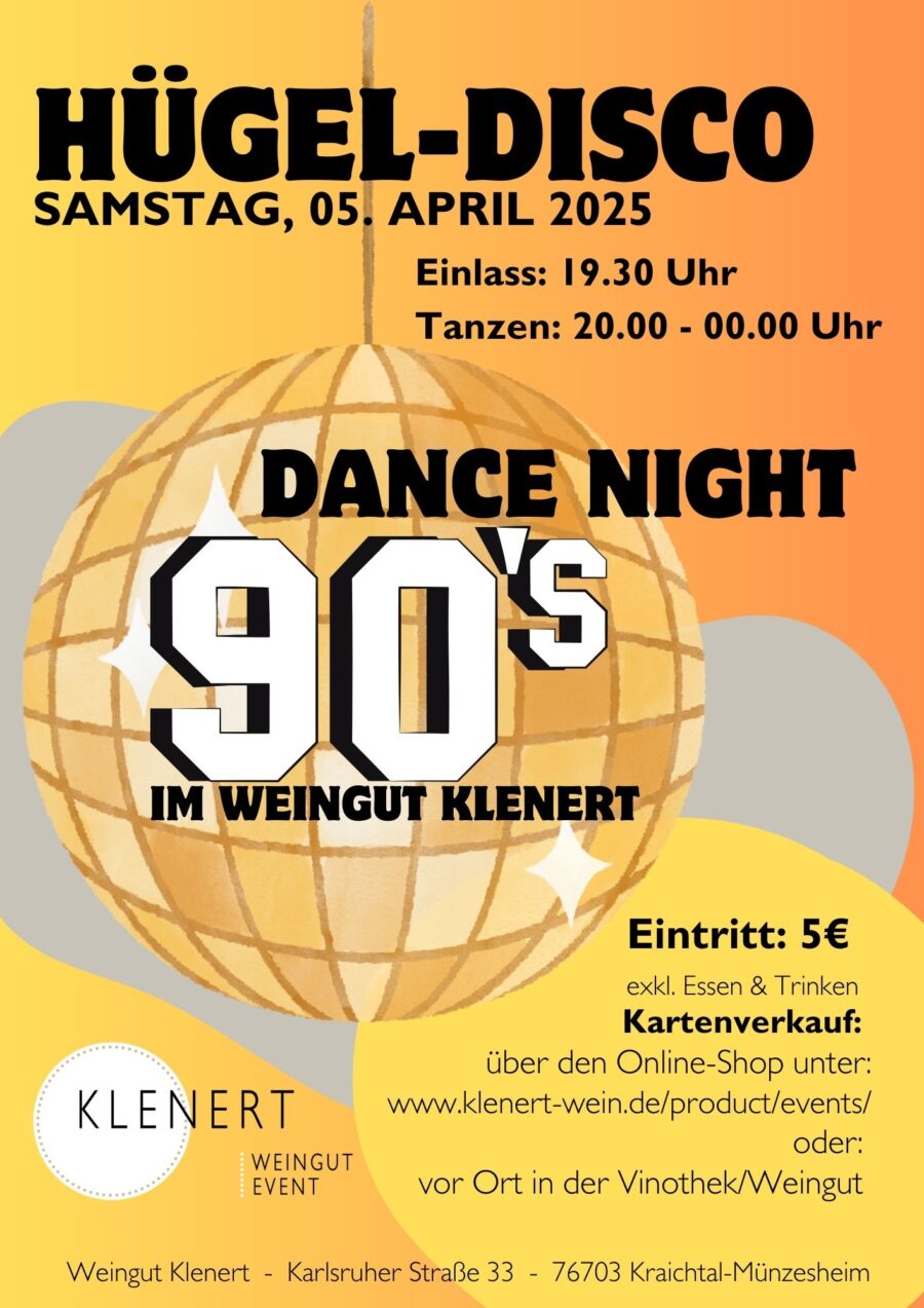 HÜGEL-DISCO / Dance Night 90's