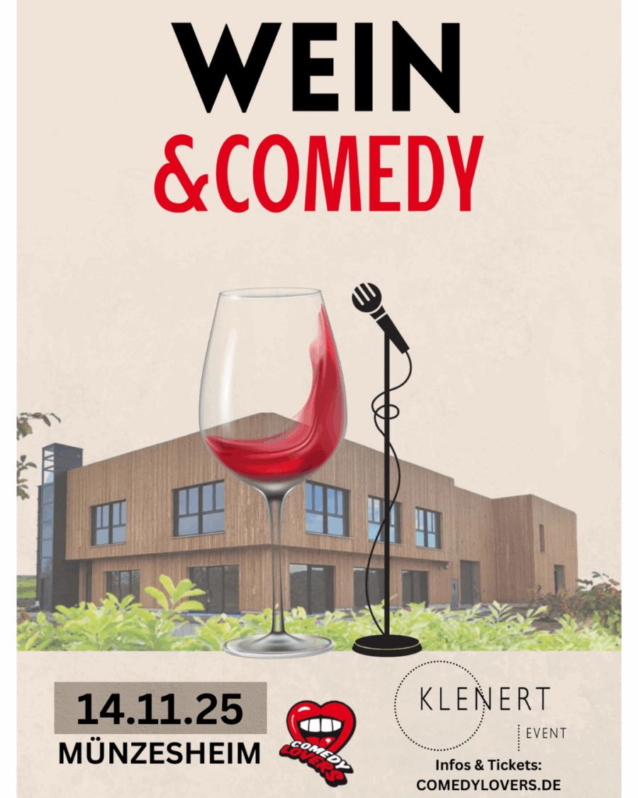 4 Weine & 3 Comedians - 14.11.2025
