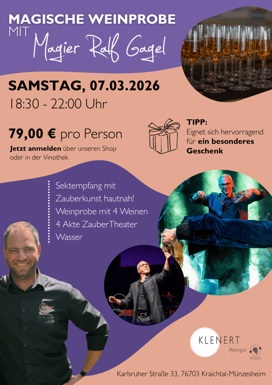 Die Magische Weinprobe mit Magier Ralf Gagel